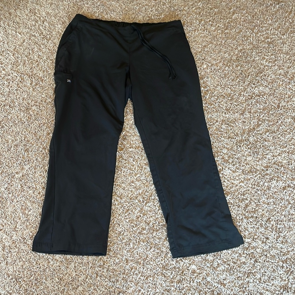 Greys anatomy black scrub pants